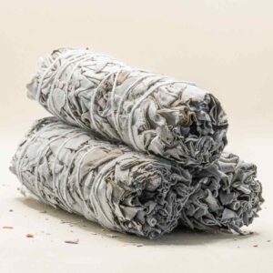 small white sage sticks