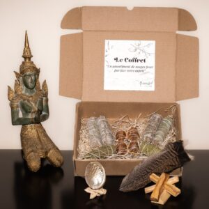 white sage cleansing gift set